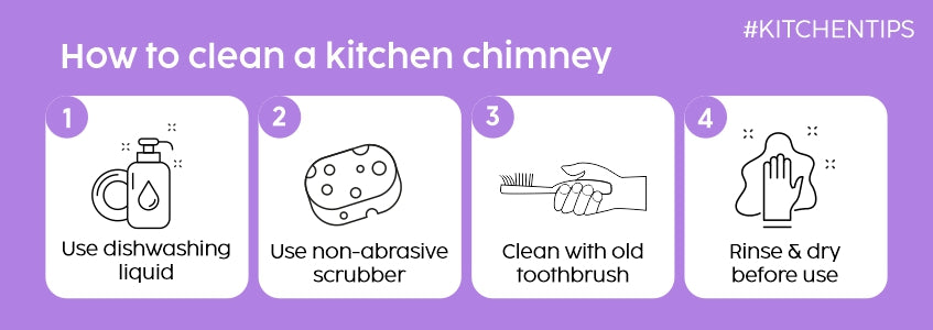 How to clean a kitchen chimney