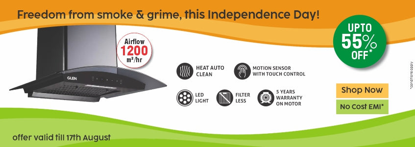 This Independence Day,  Get Freedom from Smoke & Grime & Save Up TO 55%