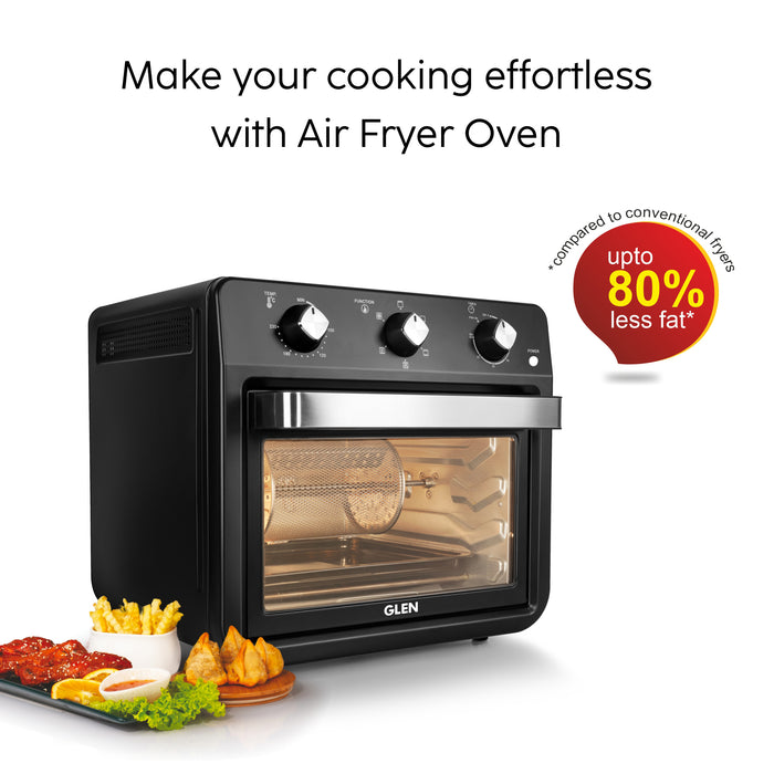 Air Fryer Oven 25 Litre Time and Temperature Control, 1800W - Black (3050 AFO)