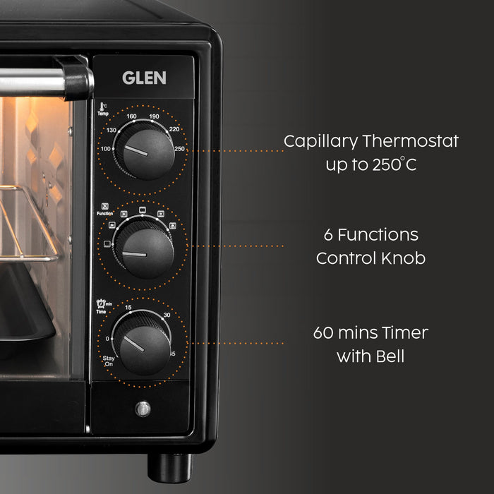 Glen Oven Toaster Grill 3500 MR Turbo