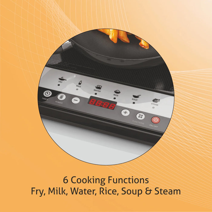 Induction Stove with 6 Pre-set Cooking Functions 1200 watt - SA 3071 IN