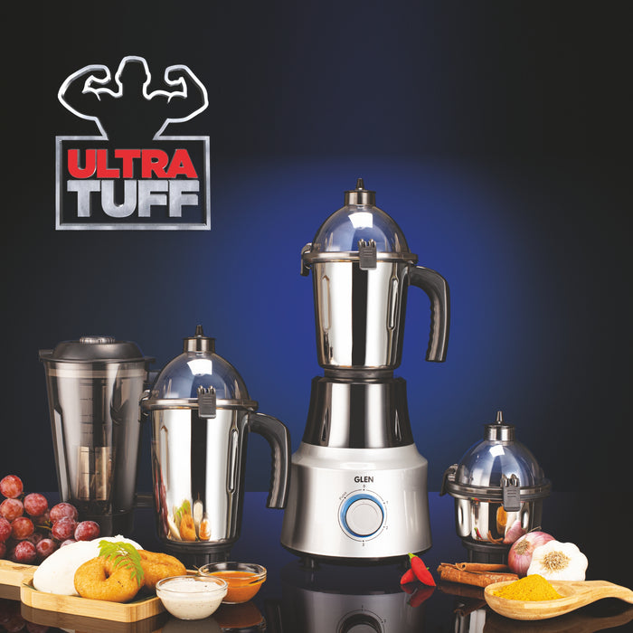 Ultra Tuff Mixer Grinder 1000W with 1 Transparent & Jar 3 Stainless Steel Jars (4031PLUS)
