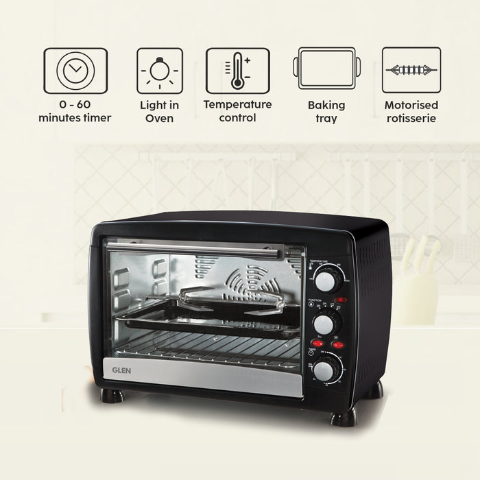 Oven Toaster Griller 30 Litre with Full Back Convection + Electric Hand Mixer with 2 Beaters (SA5030HM4059COMBO)