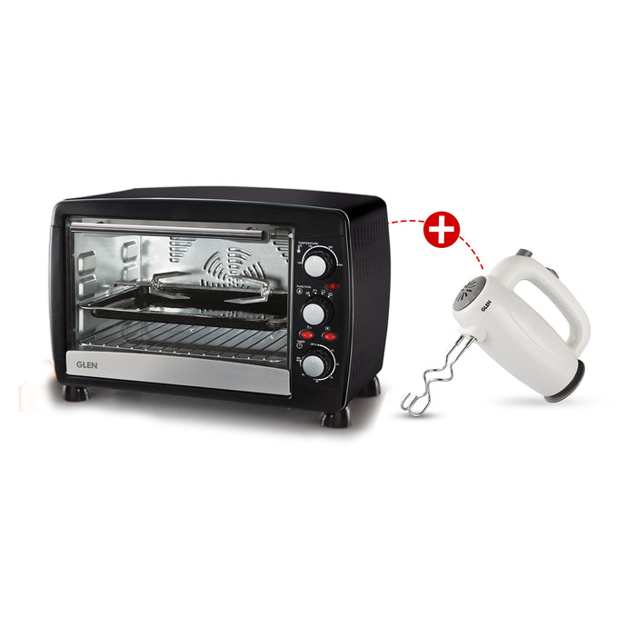 Oven Toaster Griller 30 Litre with Full Back Convection + Electric Hand Mixer with 2 Beaters (SA5030HM4059COMBO)