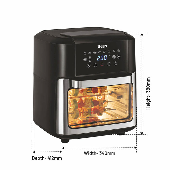 Digital Air Fryer, 12 Litre Capacity, 8 Pre Set Menu, Time and Temperature Control, 1800W - (SA 3040 DSS)