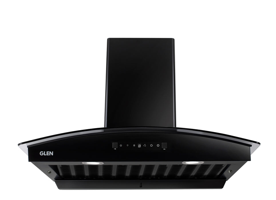 Auto Clean Filterless Chimney with Heat Sensor, 60/76/90cm 1500 m3/h - Black (CH6080HSRACBL)