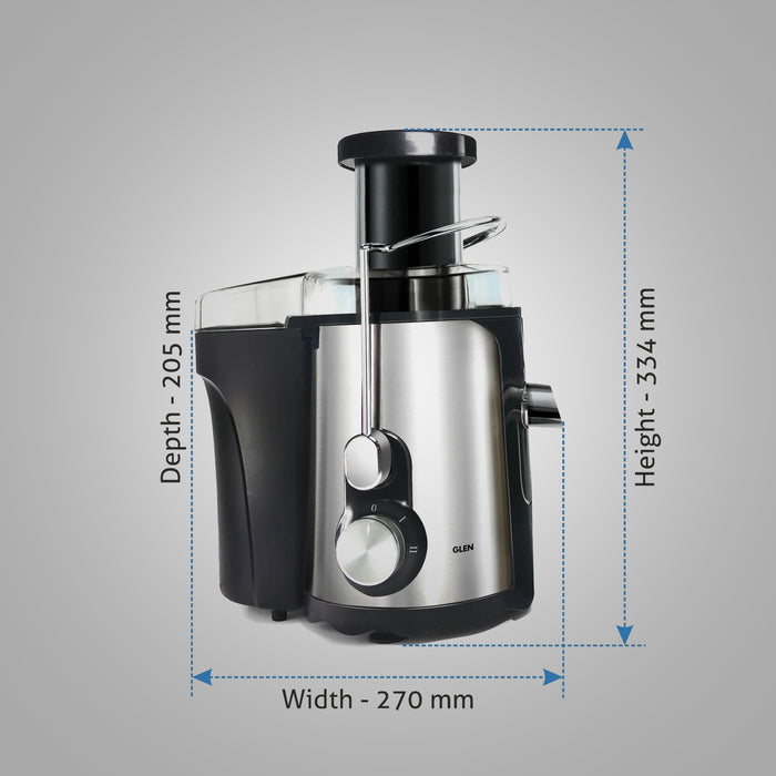 Centrifugal Juicer 800W, Full Apple Feeding Tube 600ml Juice Collector, Stainless Steel Filter (4019)