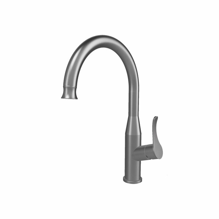 Stainless Steel 304 Pull Down Sprayer Kitchen Faucet with Hot and Cold Mixer - KF-101MSSPDS