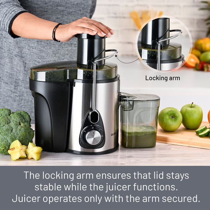 Centrifugal Juicer 800W, Full Apple Feeding Tube 600ml Juice Collector, Stainless Steel Filter (4019)