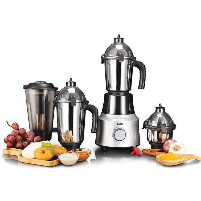 Ultra Tuff Mixer Grinder 1000W with 1 Transparent & Jar 3 Stainless Steel Jars (4031PLUS)