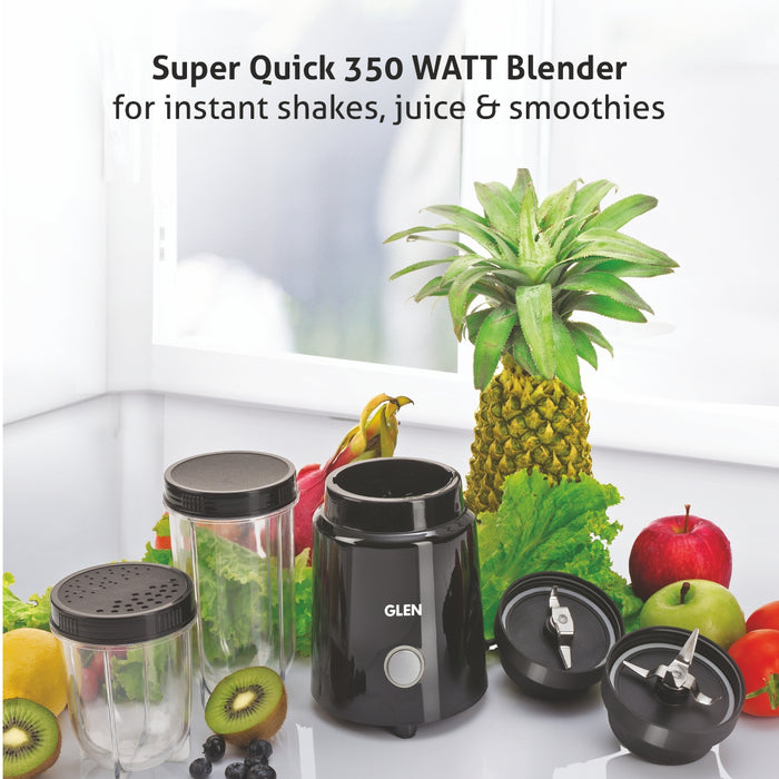 Active-Blender, 350W, 20000 RPM Mixer, Grinder, Blender, 2 Unbreakable Food Grade Jars  (4048 N)