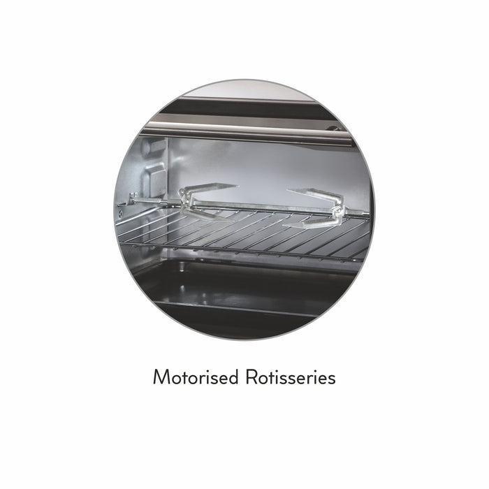 Oven Toaster Griller (OTG) -35 Litres, Digital, Full Back Convection, Motorized Rotisserie, 1600W Power - Black (5035DIGI)