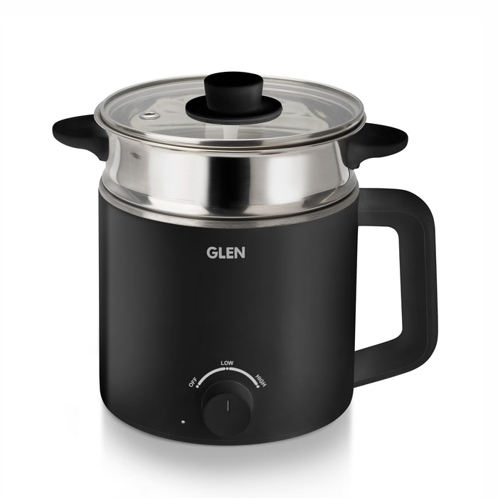 Multi Cook Electric Kettle, 1.5 Litre Steam, Cook & Boil 600W- Silver and Black (9016)