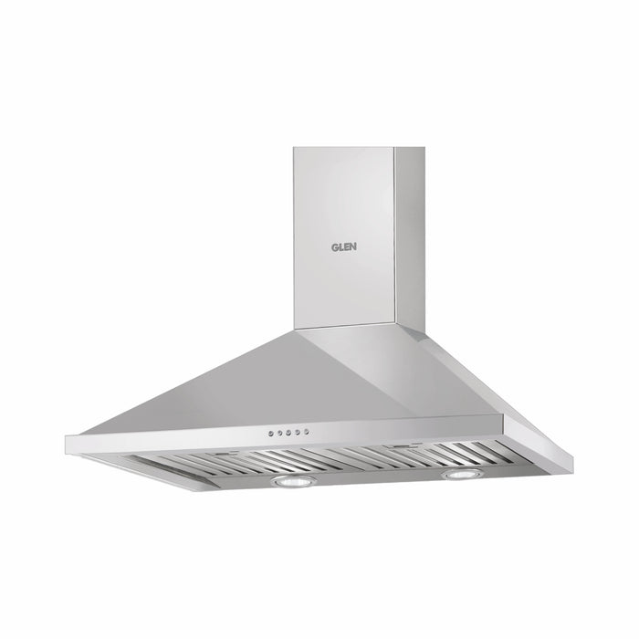 Electric Kitchen Chimney, Pyramid Shape Baffle filters 60cm 1250 m3/h -Silver (6054 SS)