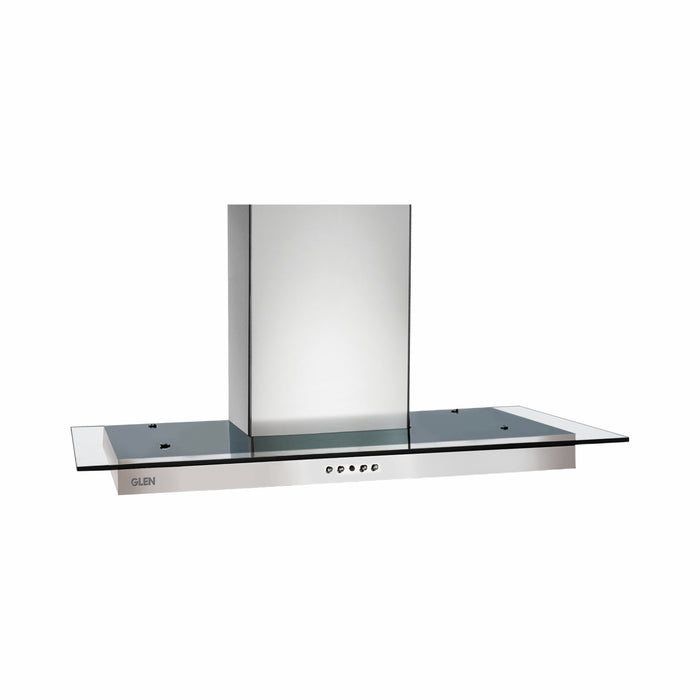 Designer Kitchen Chimney with Push Button Control Baffle filters 60cm 1000 m3/h - Silver (6062 SS)