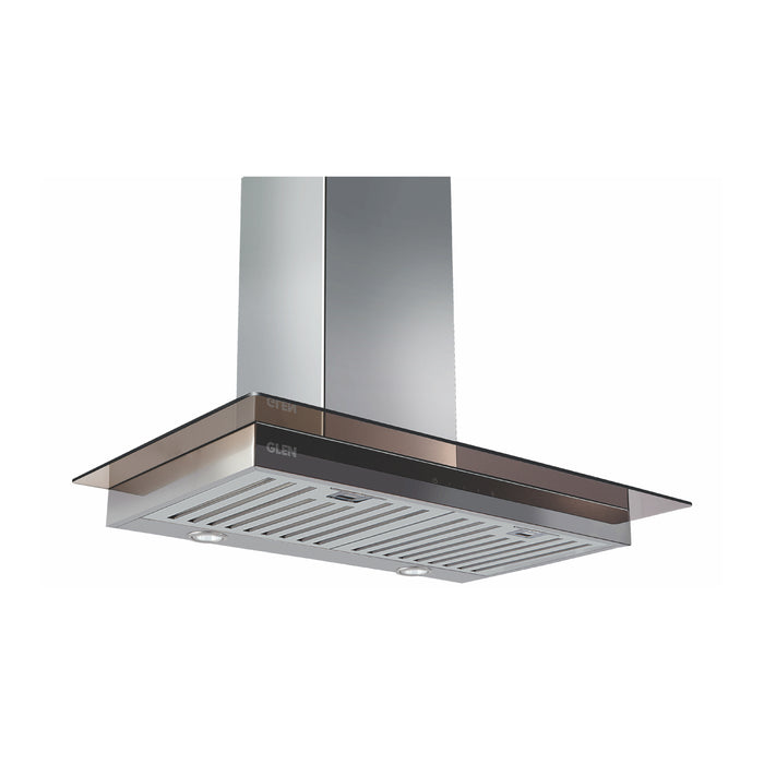 Designer Kitchen Chimney with Touch Sensor Baffle filters 60cm 1000 m3/h -Silver (6062 SX TS)